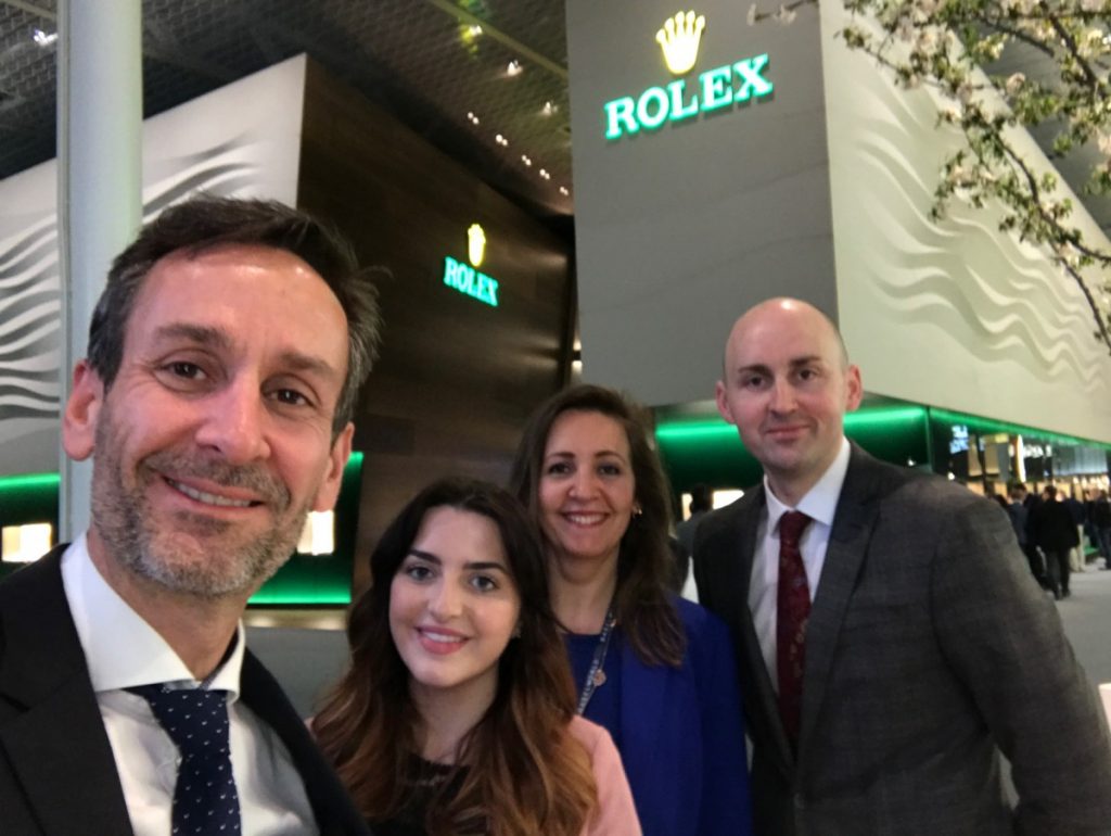 Rolex Baselworld 2017 Dom, Mel, Georgina Marfé, Tristan