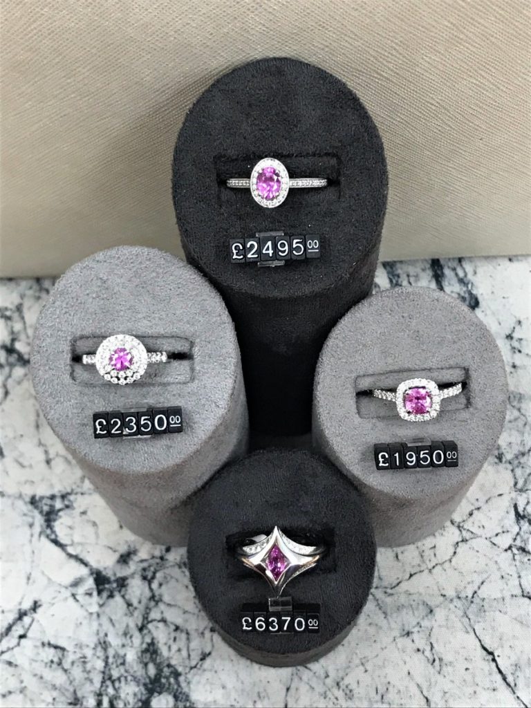Lady Gaga Pink Diamond Cluster Rings - Style Steal