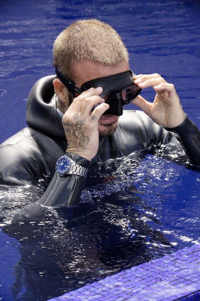 TUDOR x Beckham Dare to Dive Pelagos Blue