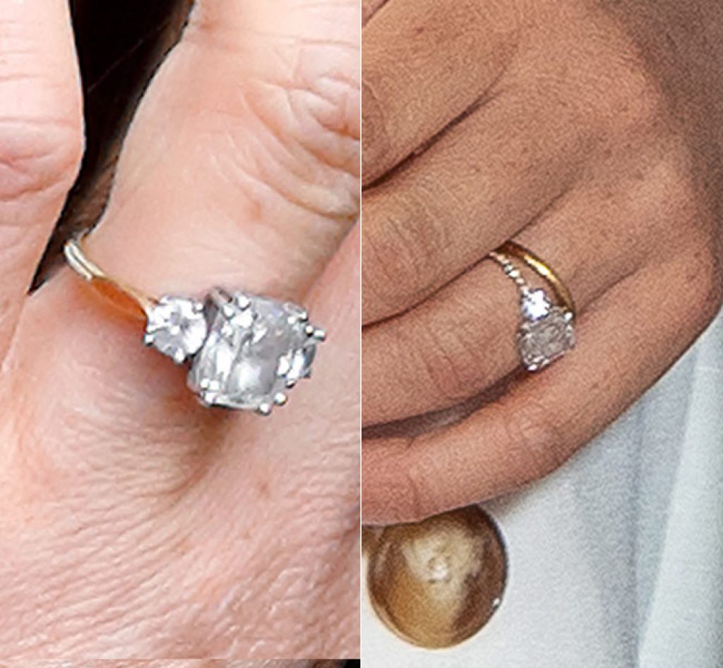 Meghan Markle - Engagement Ring Changes