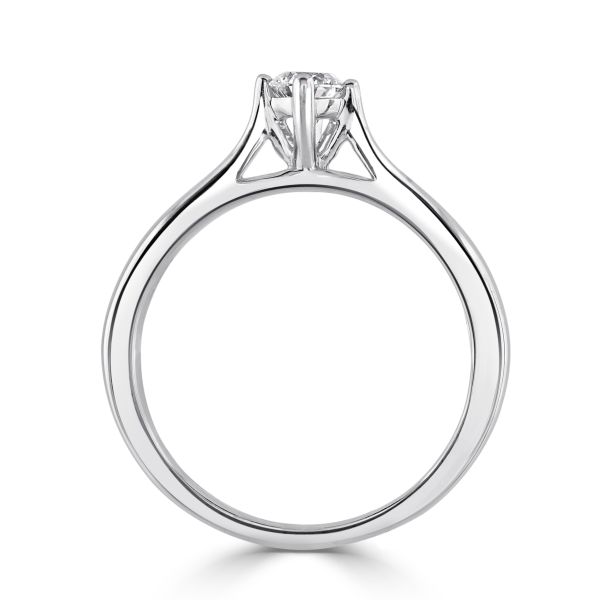 9ct White Gold Diamond Ring-2
