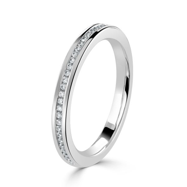 Platinum Diamond Reveal Eternity Ring-1