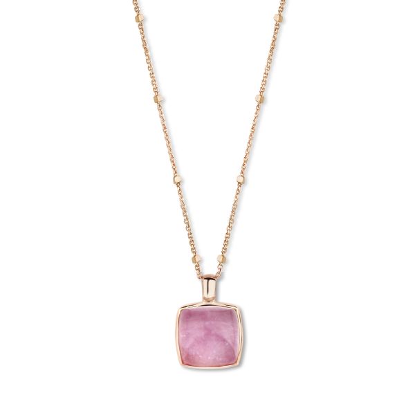 One More Ladies 18ct Rose Gold Amethyst & Ruby Pendant-1