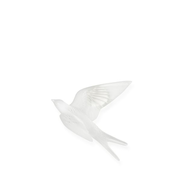 Lalique Wings Up Swallow Wall Sculpture-1