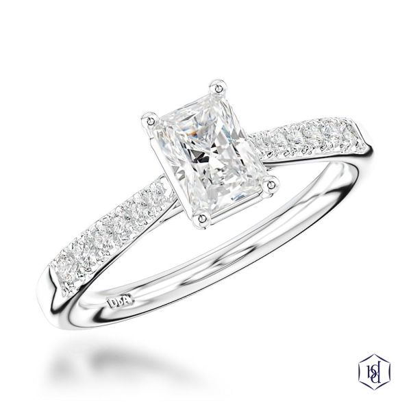 Skye Classic Radiant Engagement Ring, 0.6ct-0151036