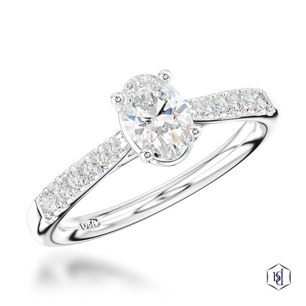 Skye Classic Oval Engagement Ring, 0.42ct-0151014
