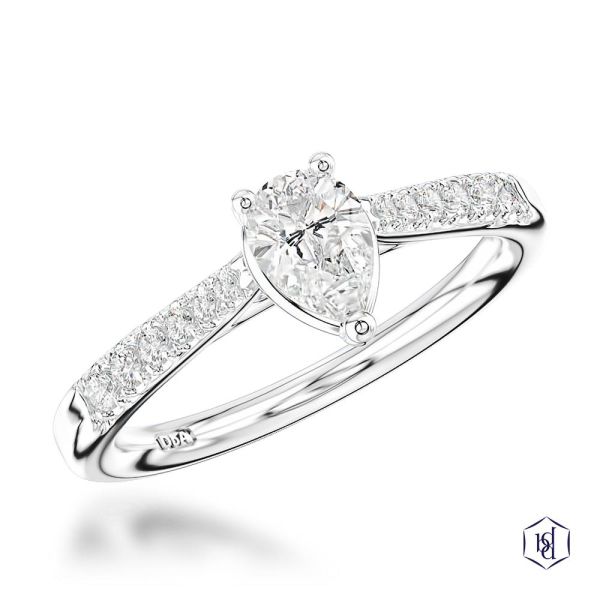 Skye Classic Pear Engagement Ring, 0.33ct-0151033