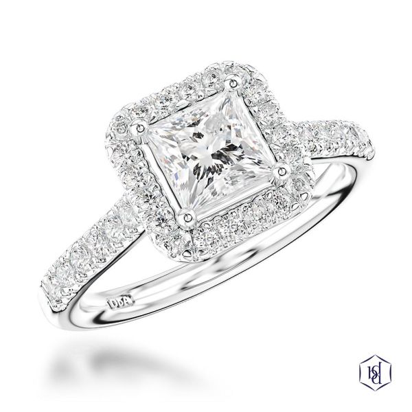 Skye Princess Engagement Ring, 0.8ct-0150076