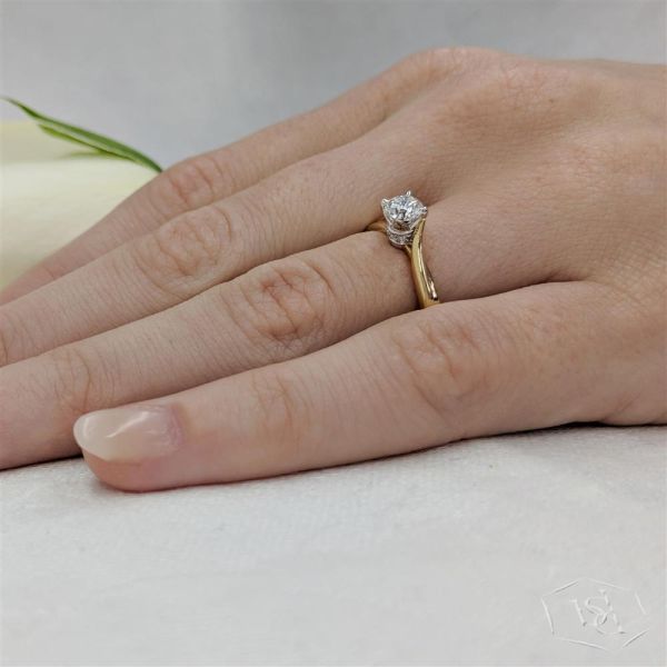 Rona Engagement Ring, 0.4ct-2