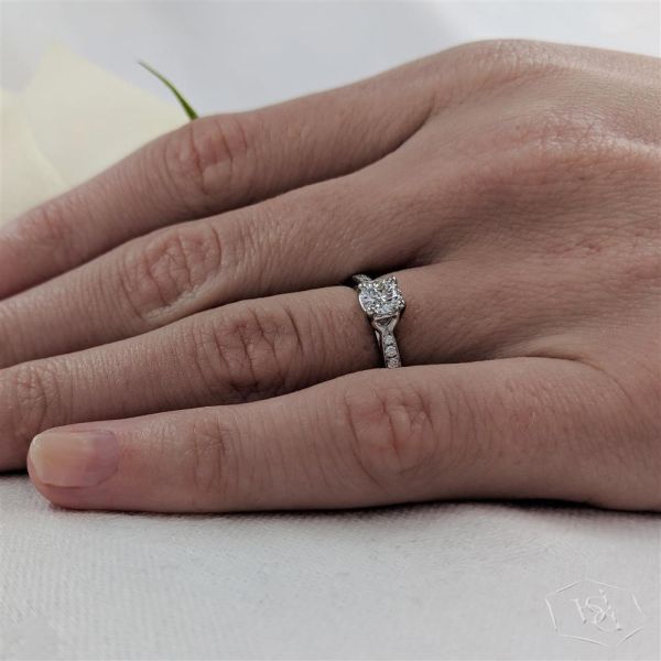 Lyal Engagement Ring, 0.3ct-3