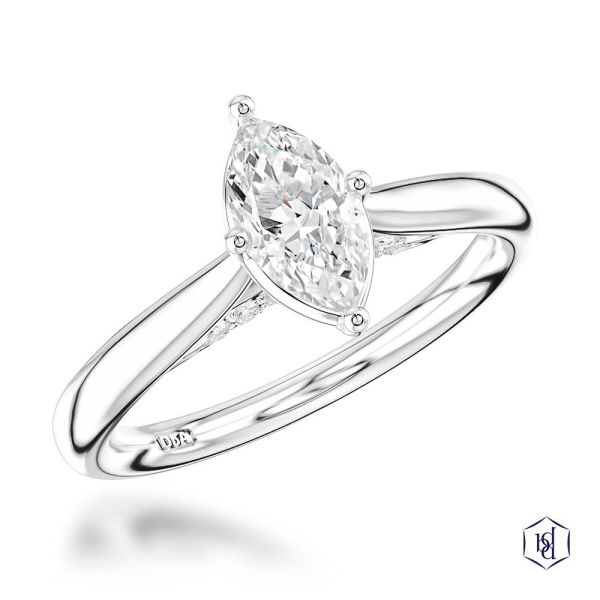 Oxford Marquise Engagement Ring, 0.5ct-0172018