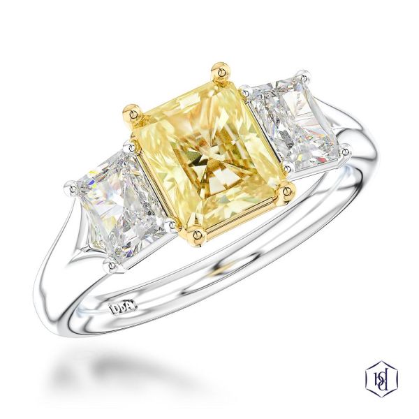 Florentine Radiant Engagement Ring, 1.51ct-0177005