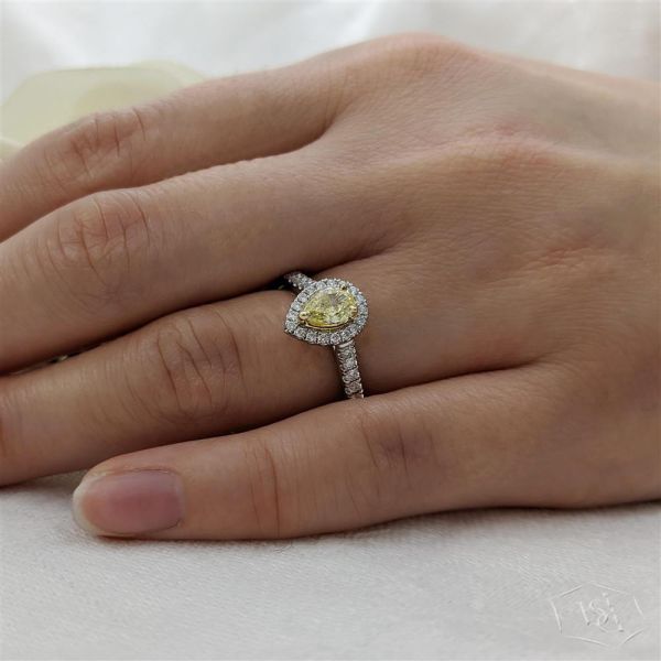Skye Pear Engagement Ring, 0.59ct-2