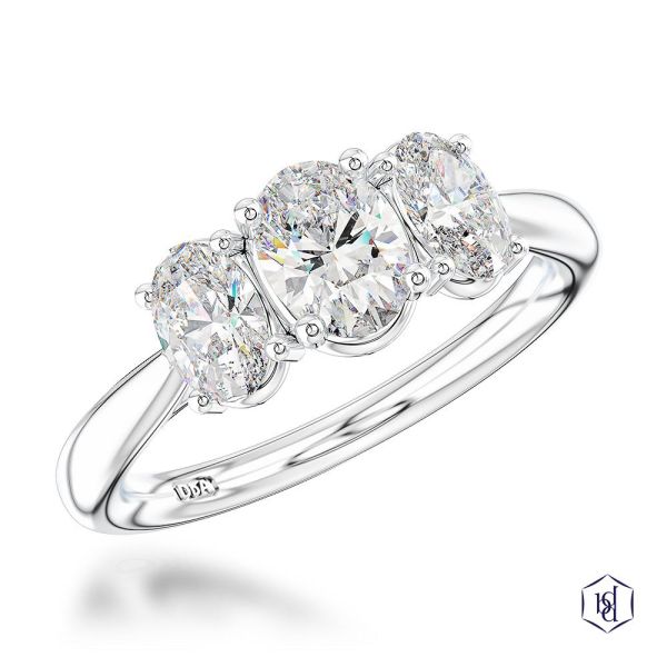 Florentina Oval Engagement Ring, 1.23ct-1