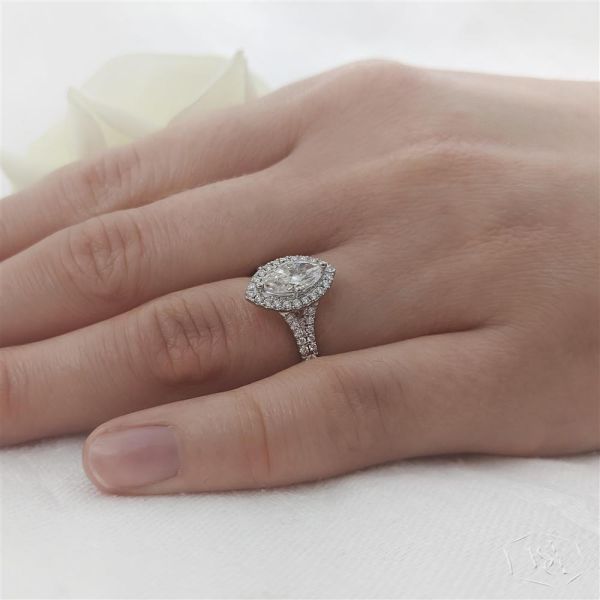 Skye Saturn Marquise Engagement Ring, 0.8ct-2