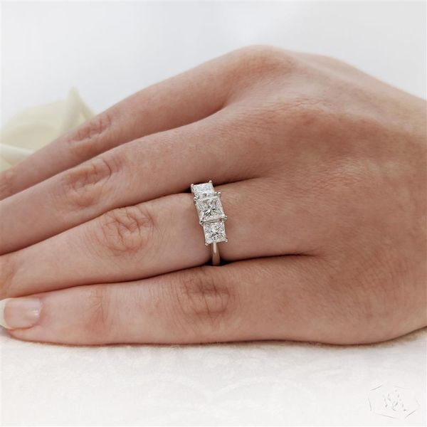 Florentina Princess Engagement Ring, 0.81ct-2