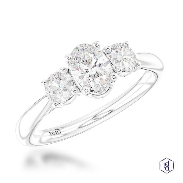Royal Oval Engagement Ring, 0.4ct-0103300
