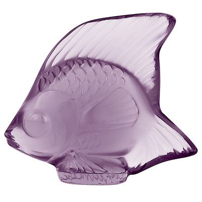 Lalique Lilac Fish Figure-1