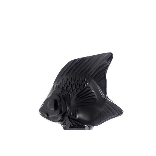 Lalique Black Fish Sculpture-4004060