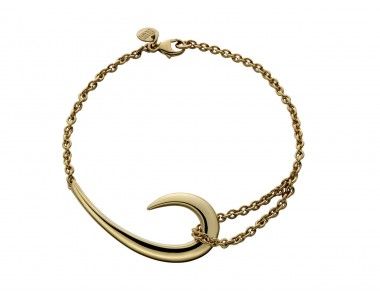 Shaun Leane ladies Silver & Yellow Gold Vermeil Hook Bracelet-1