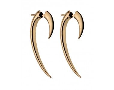 Shaun Leane Ladies Silver & Rose Gold Vermeil Hook Earrings - Size 1-1