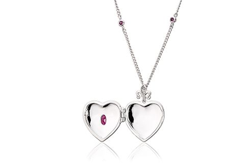 Clogau The Two Queens Ruby Locket-2