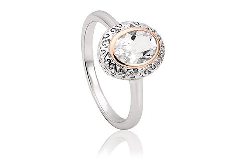 Clogau Looking Glass Ring - Size P-1