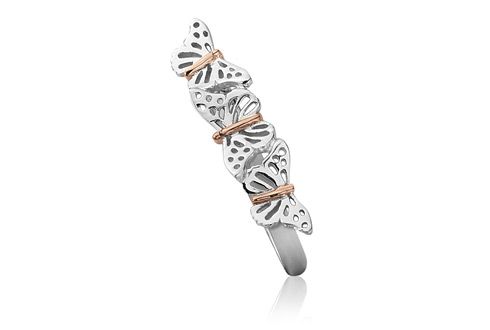 Clogau Butterfly Stacking Ring - Size L-1