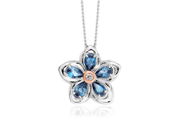 Clogau Forget Me Not Pendant-1