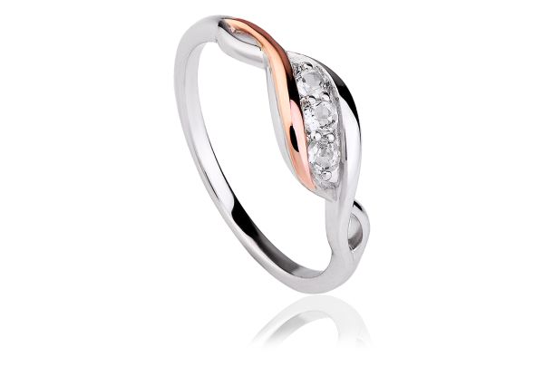 Clogau Past Present Future Ring - Sixe N-1