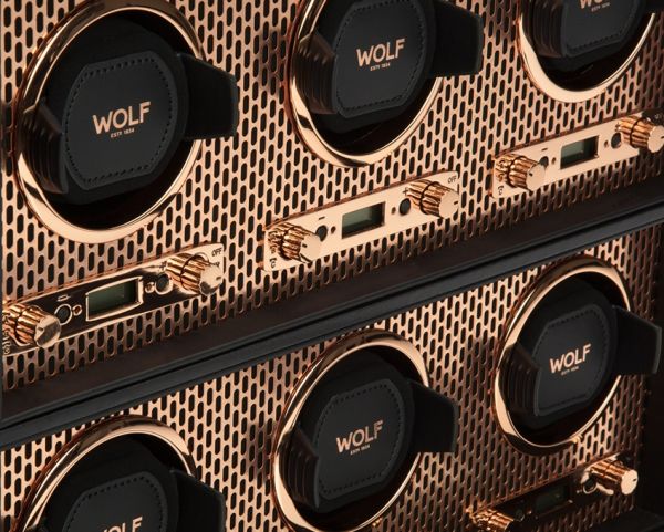 Wolf Axis 6 Piece Copper Watch Winder-3