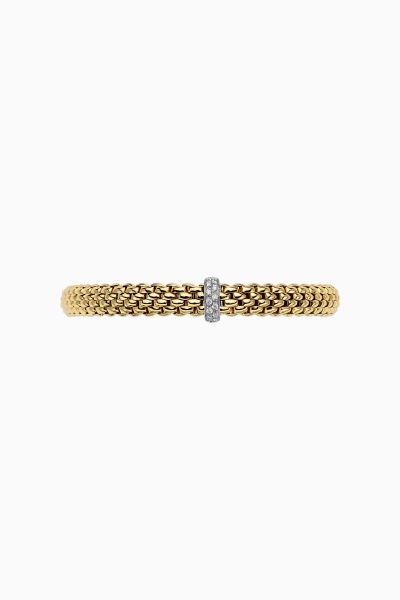 FOPE 18ct Yellow Gold Vendôme Diamond Bracelet - 560B BBRM YG-3