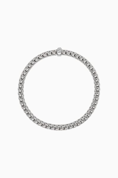 FOPE 18ct White Gold Vendôme Diamond Bracelet - 560BBBRM-WG-2