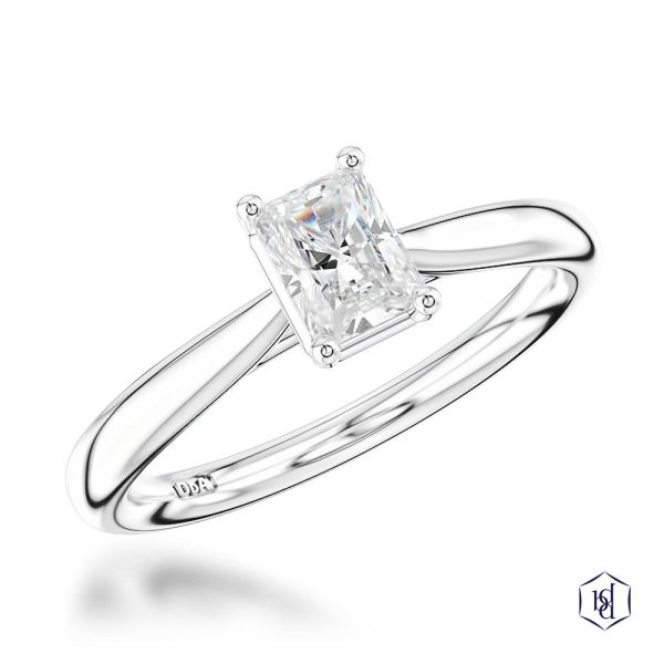 Classic Radiant Engagement Ring, 0.53ct-0160026