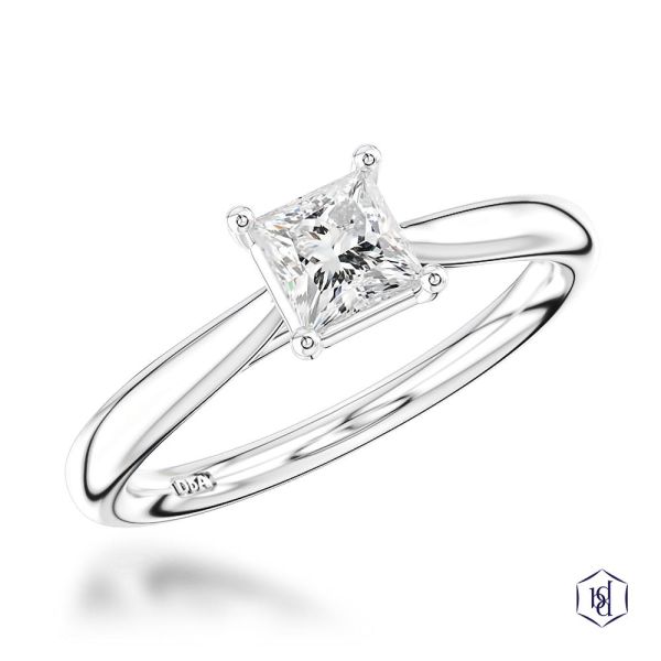 Classic Princess Engagement Ring, 0.4ct-0101891