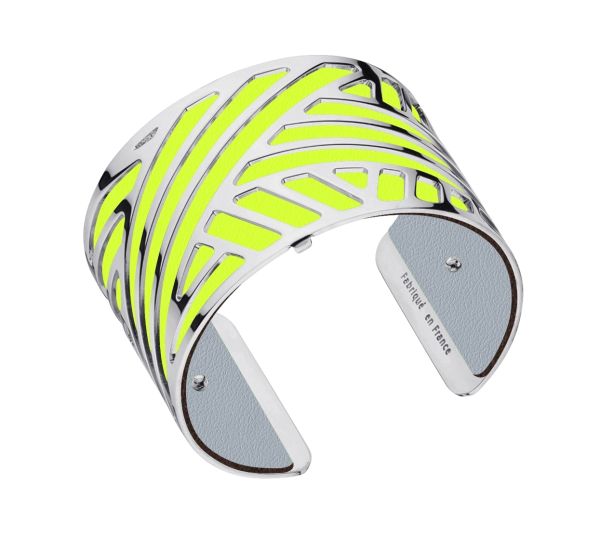 Les Georgettes Ladies 40mm Azure / Neon Yellow Bracelet Insert-3