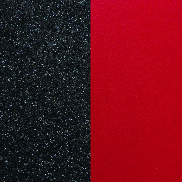 Les Georgettes Ladies 40mm Black Glitter / Red Bracelet Insert-1