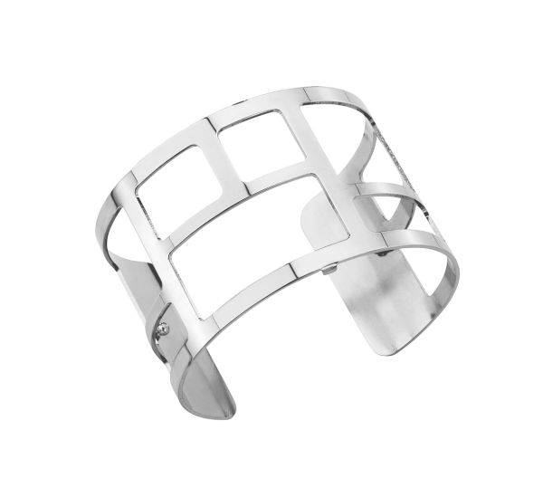 Les Georgettes Ladies Silver 40MM Labryrinthe Bangle-1