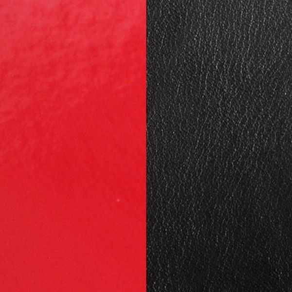 Les Georgettes Ladies 25mm Patent Black / Red Bracelet Insert-1