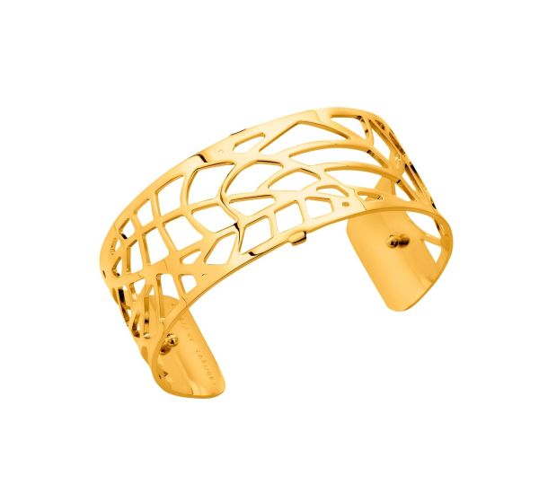 Les Georgettes Ladies Yellow Gold 25MM Fougeres Bangle-1