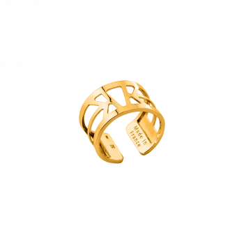 Les Georgettes Ladies Yellow Gold 8MM Ibiza Ring - Size 52-1