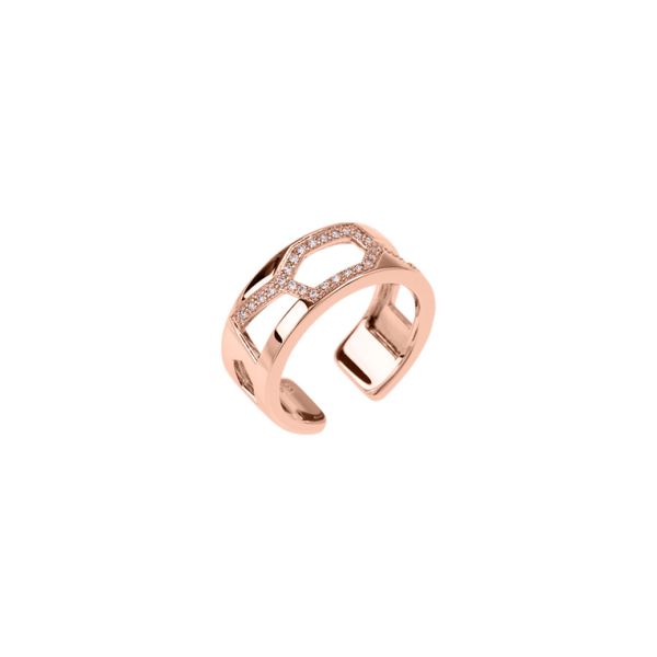 Les Georgettes Ladies Rose Gold 8MM Giraffe Ring-1
