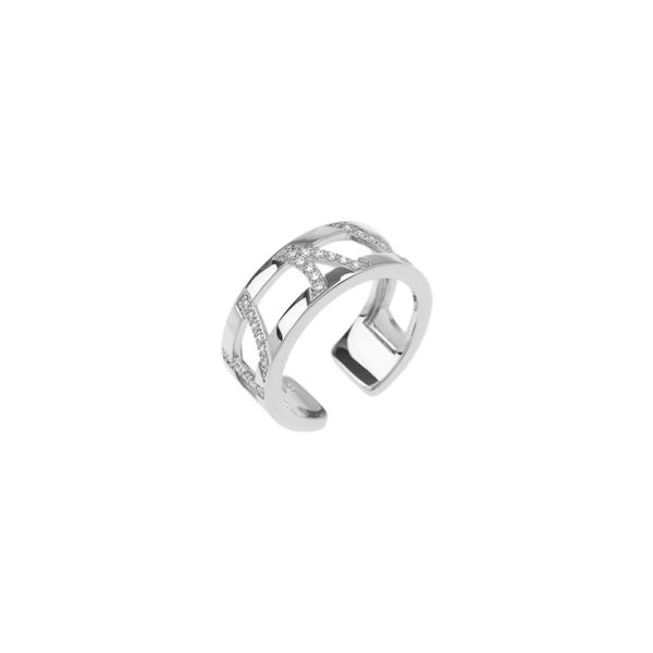 Les Georgettes Ladies Silver 8MM Perroquet Ring-1
