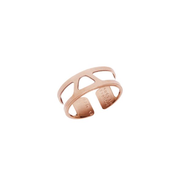 Les Georgettes Ladies Rose Gold 8MM Ibiza Ring-1