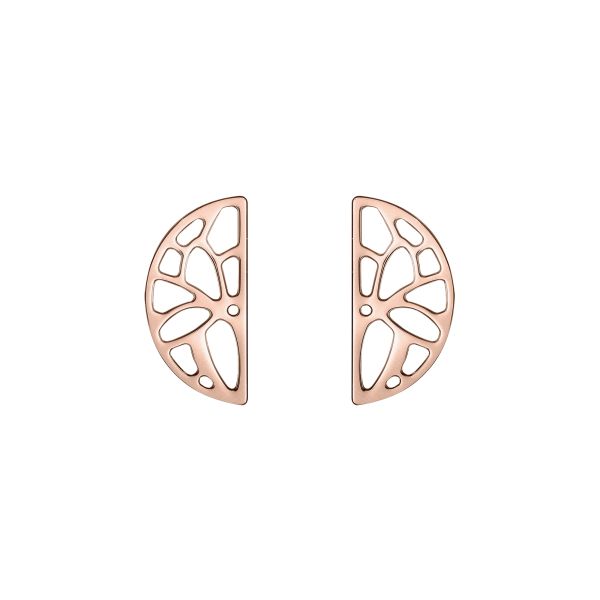 Les Georgettes Ladies Rose Gold 30MM (Earrings) Nenuphar Studs Earrings-1