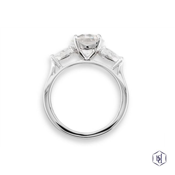Florentine Engagement Ring, 1ct-2