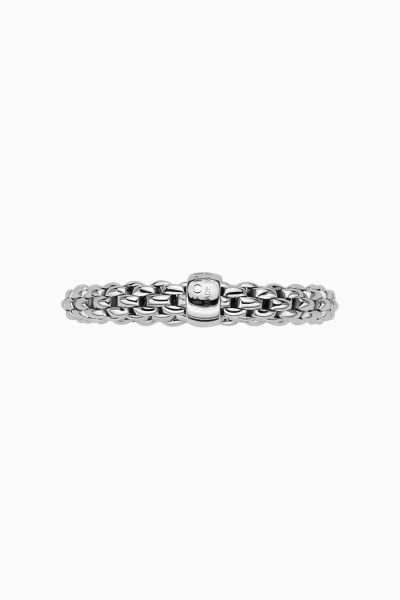 FOPE 18ct White Gold Essentials Ring - AN04M-W-6