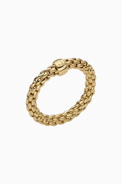 FOPE 18ct Yellow Gold Essentials Ring - AN04M-Y-1