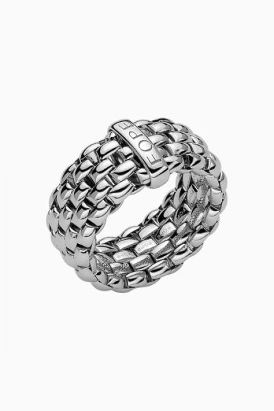 FOPE 18ct White Gold Essentials Ring - AN05M-18WG-5801012