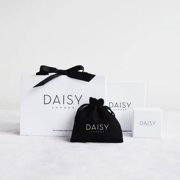 Daisy London Ladies Silver Mini Leaf Studs -2